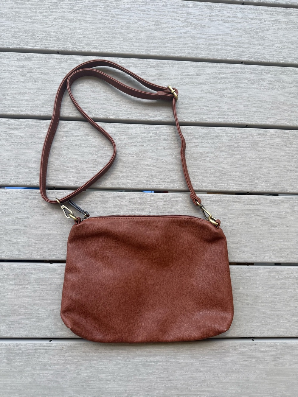 Joy Susan Brown Crossbody Bag